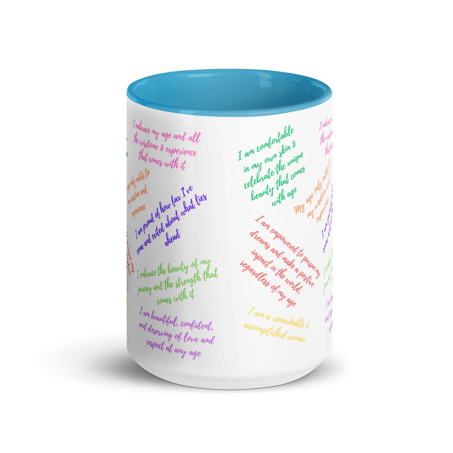 Affirmation mug-15 oz Mug with Color Inside