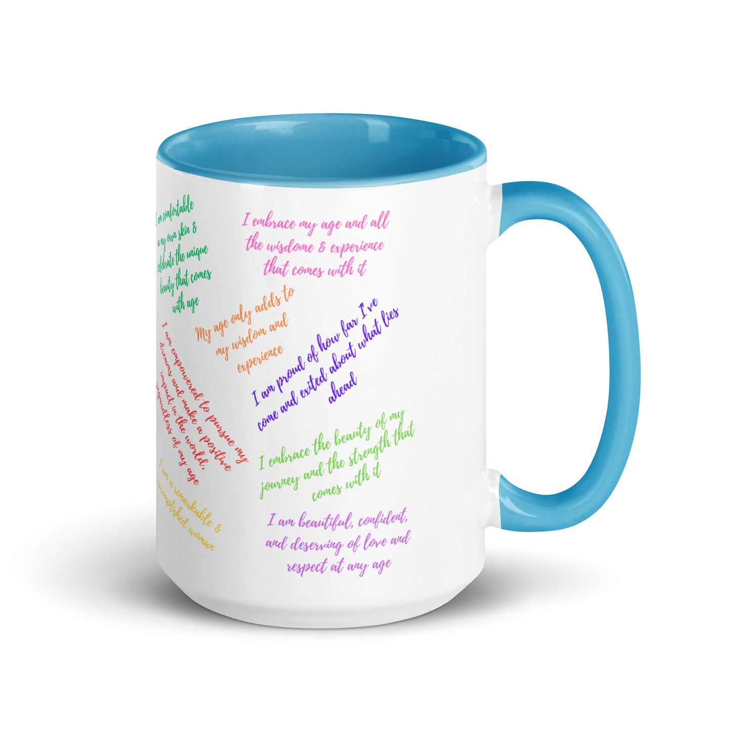 Affirmation mug-15 oz Mug with Color Inside