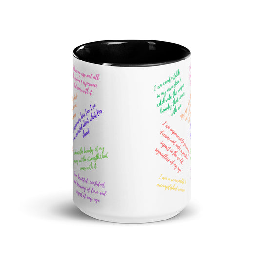 Affirmation mug-15 oz Mug with Color Inside