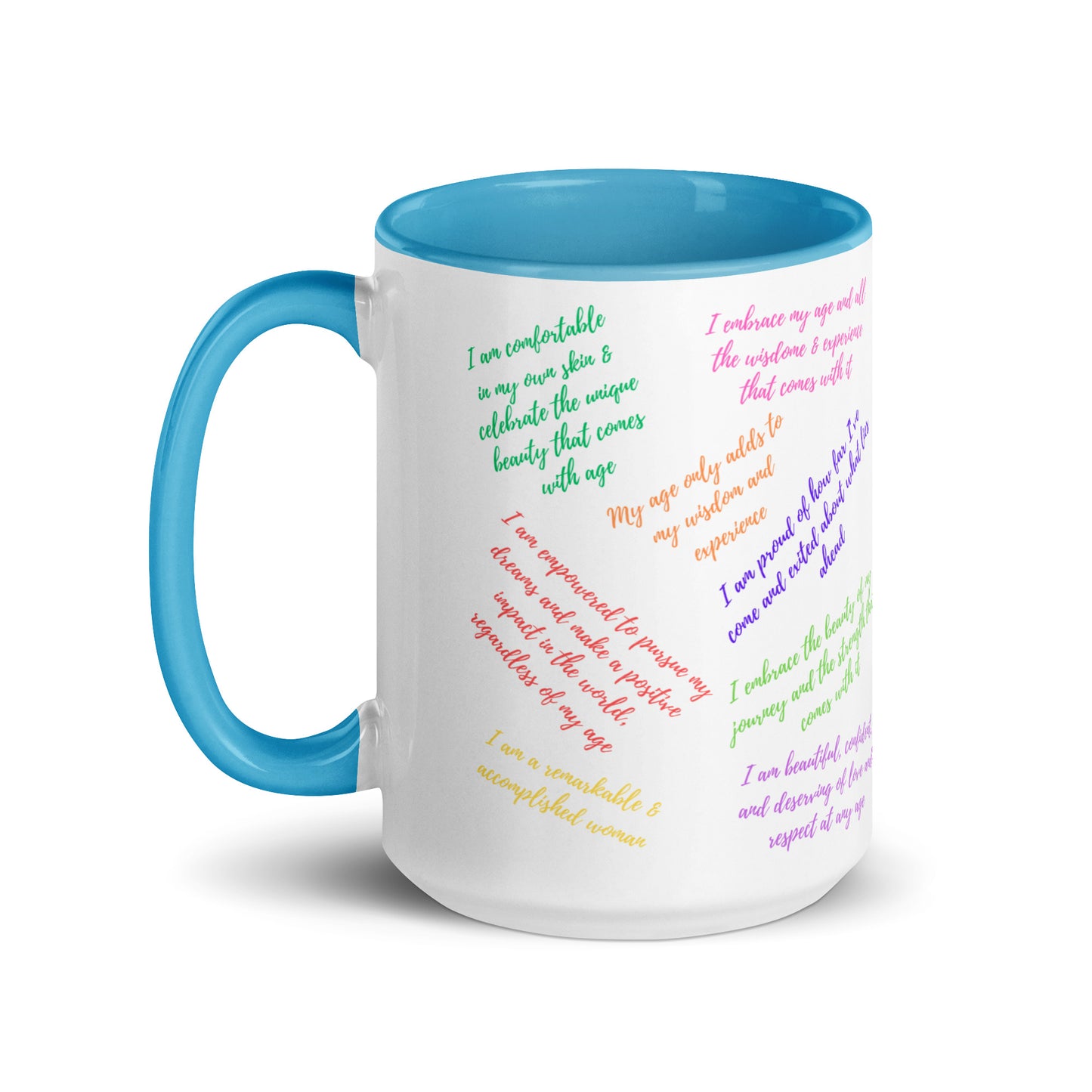 Affirmation mug-15 oz Mug with Color Inside
