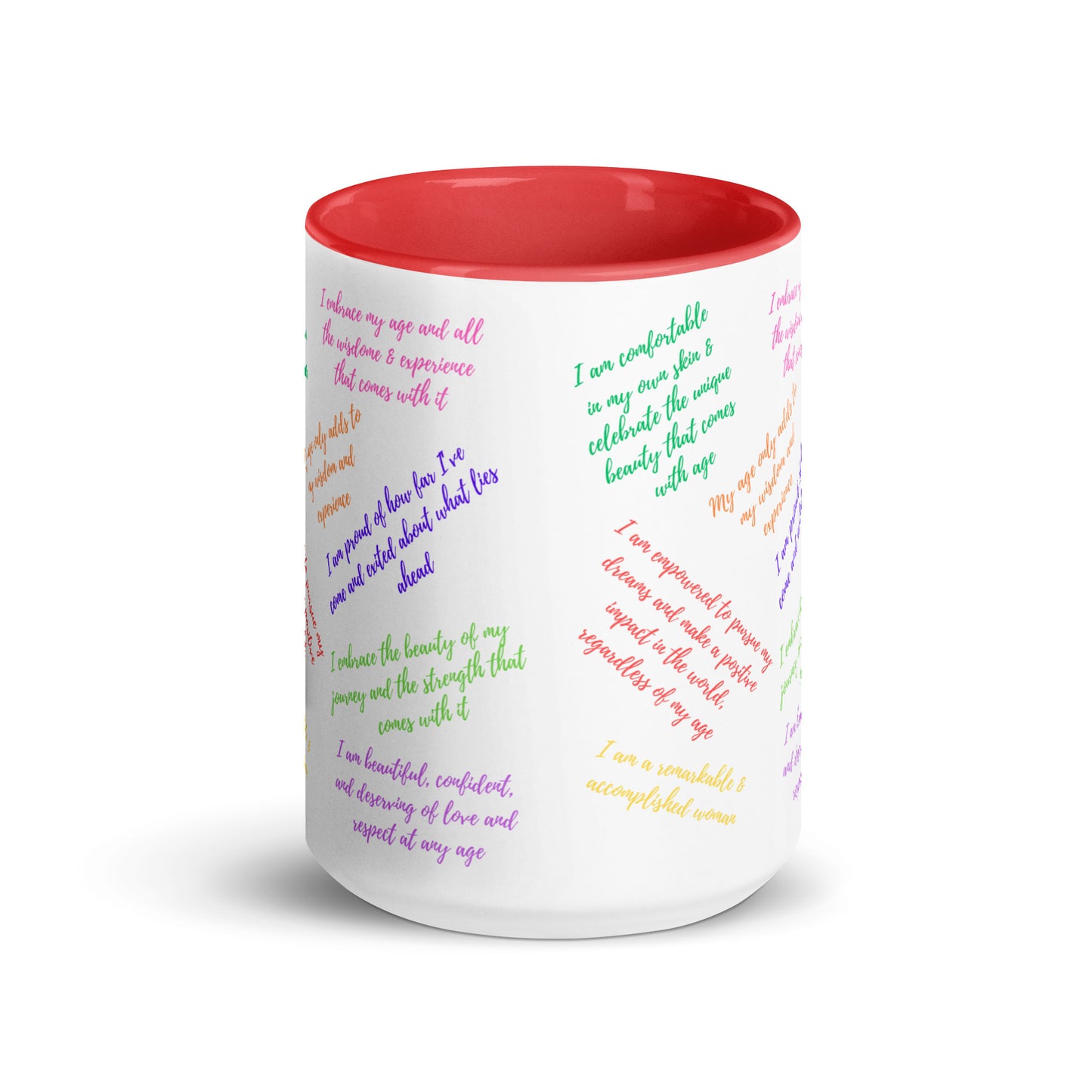 Affirmation mug-15 oz Mug with Color Inside