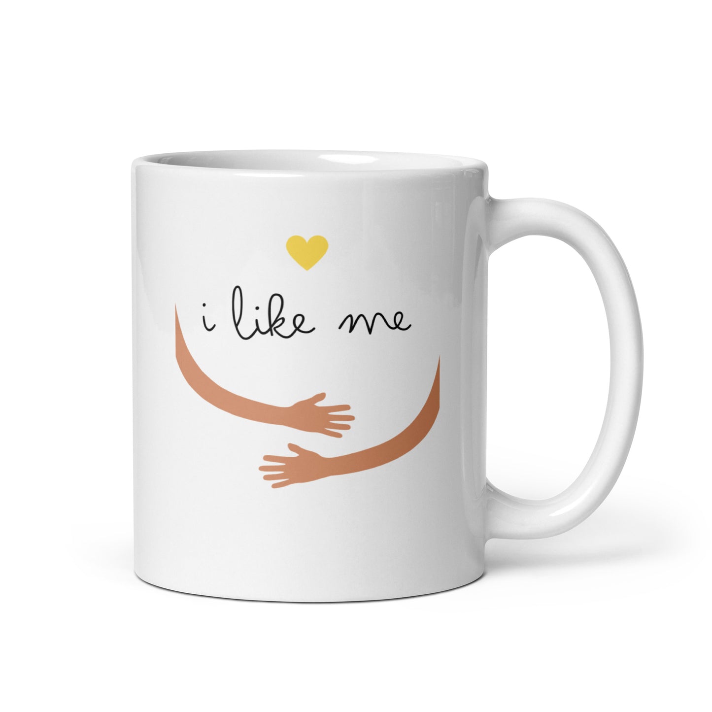 I like me-White glossy 11 oz mug