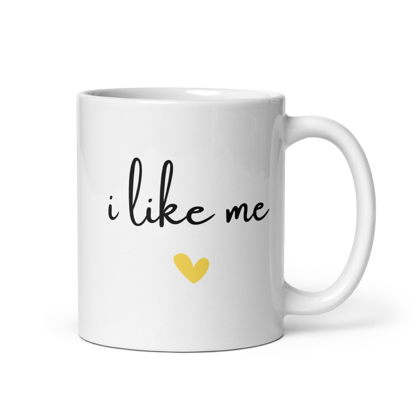 I like me-White glossy 11 0z mug