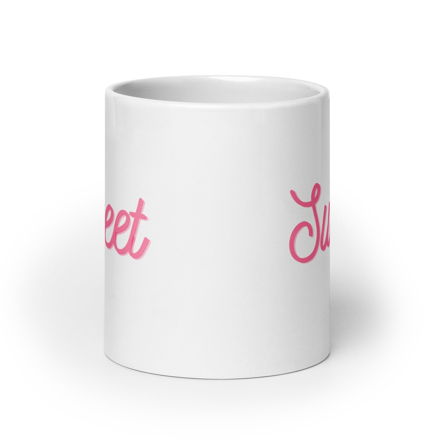 Sweet-White glossy 20 oz mug