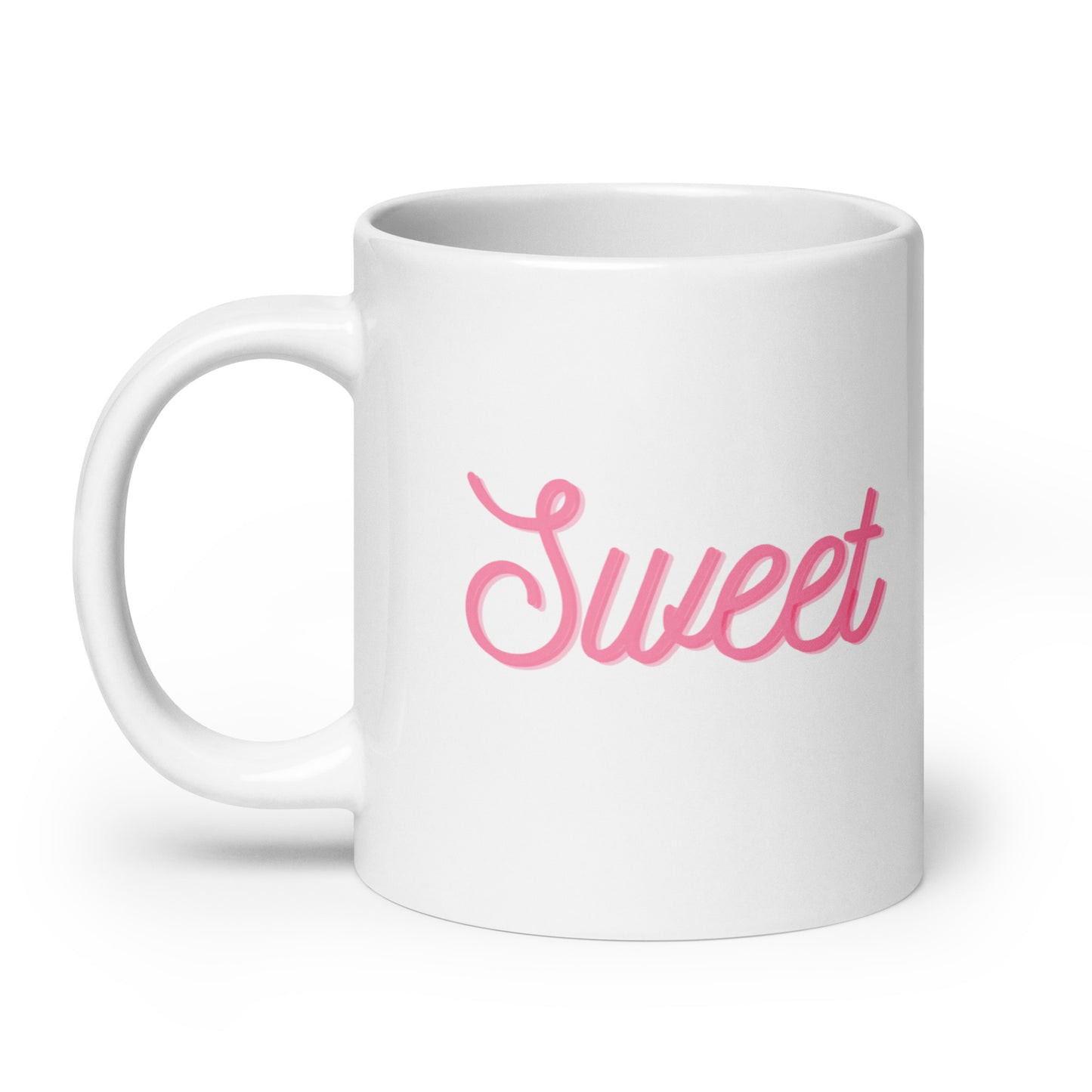 Sweet-White glossy 20 oz mug